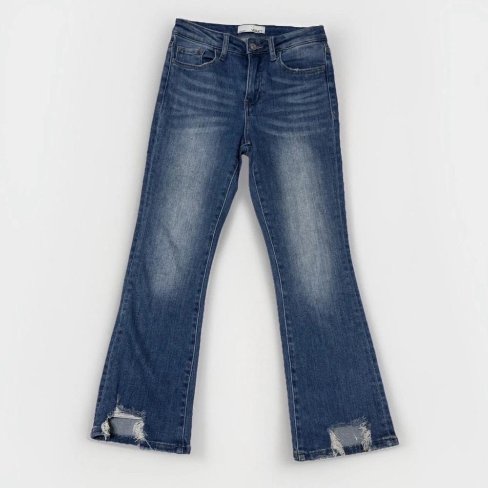 Vervet High Rise Kick flare jeans